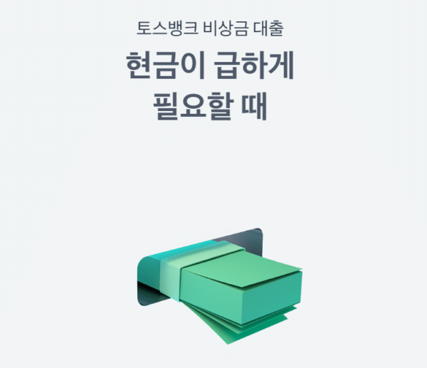 비상금 대출 상품 소개