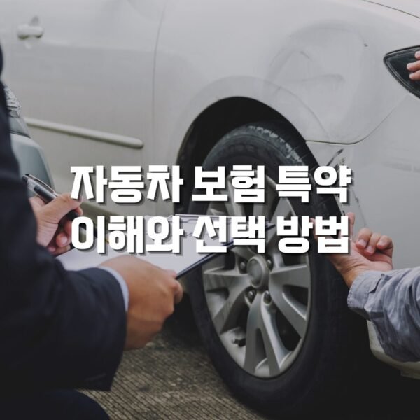 자동차 보험 특약