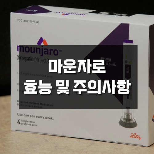 마운자로 효능 및 주의사항