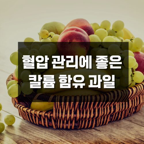 과일 혈압 건강 관리